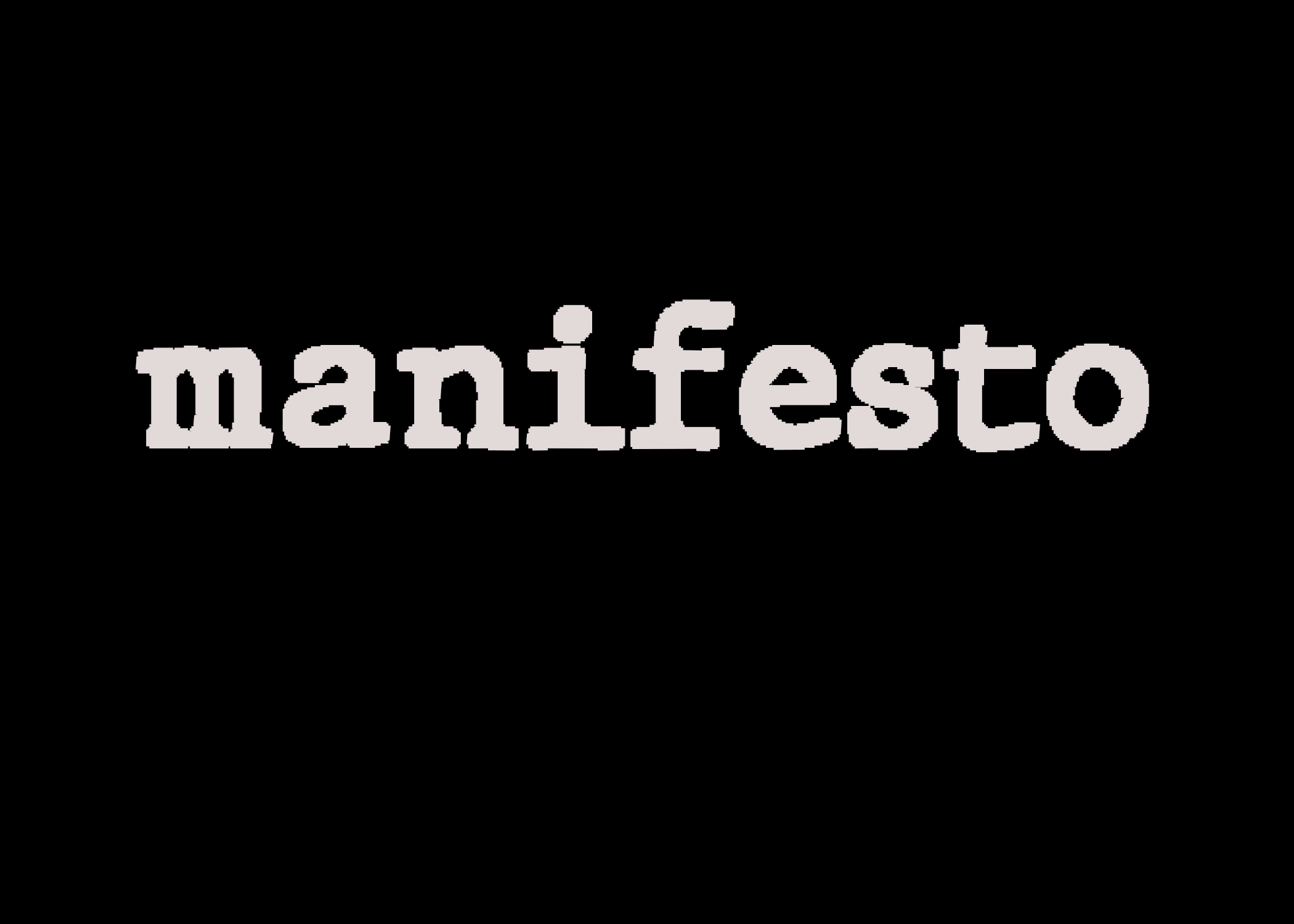 THE REMNANT MANIFESTO